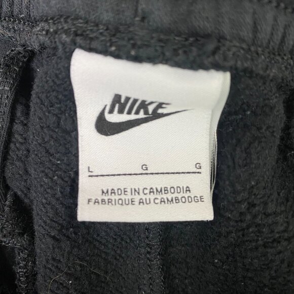 Nike Sportswear Club Fleece Sweatpants Joggers Men's Large Black Gym CJ1616 -010 - Picture 7 of 13